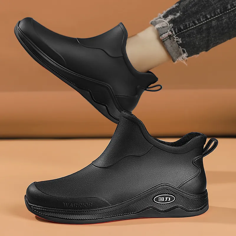 Warrior Water-Resistant Slip-Resistant Rain Boots Men's-8