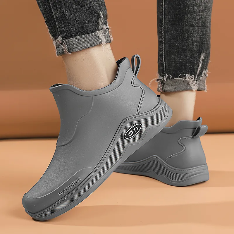 Warrior Water-Resistant Slip-Resistant Rain Boots Men's-16