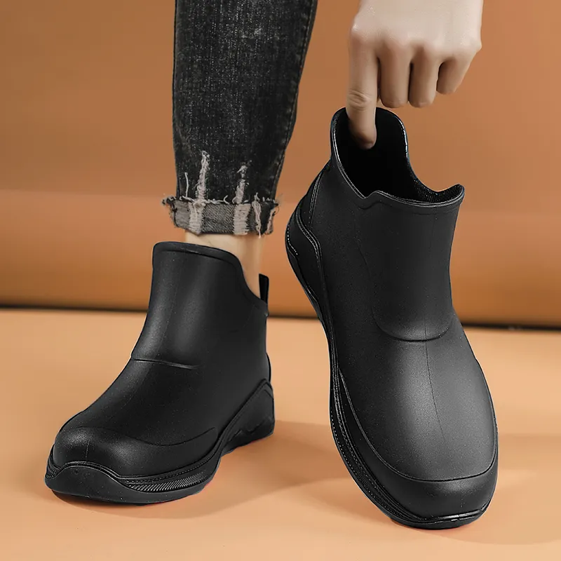 Warrior Water-Resistant Slip-Resistant Rain Boots Men's-7