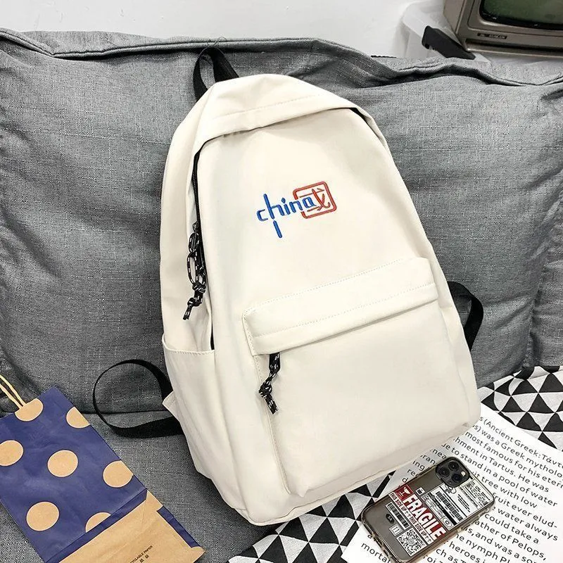 Techson Nylon Backpack Unisex Multicolor-4