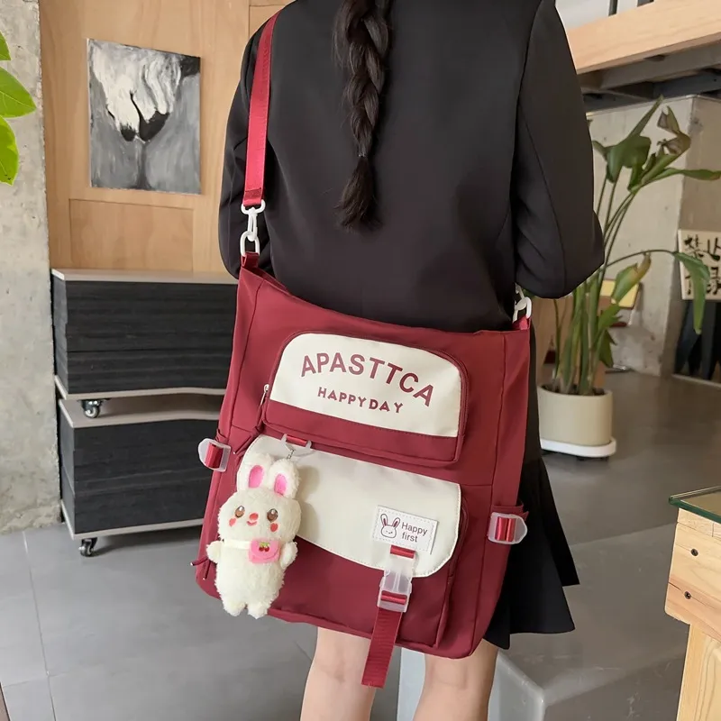 Techson Nylon Tote Bag, Shopping Bag, Shoulder Bag Large Size Unisex-7