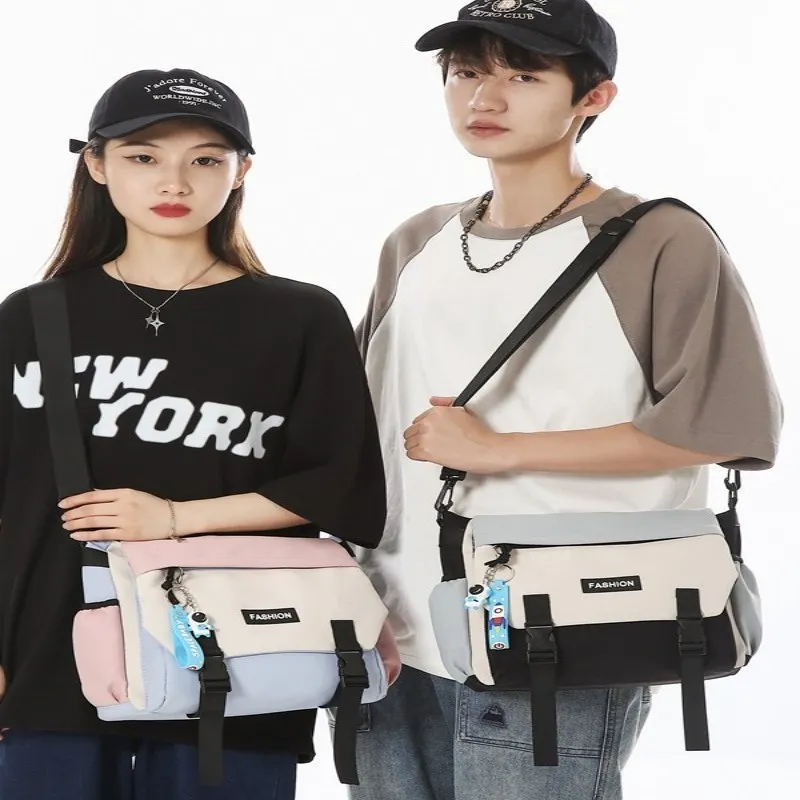 Techson Nylon Crossbody Bag Unisex Multicolor-2