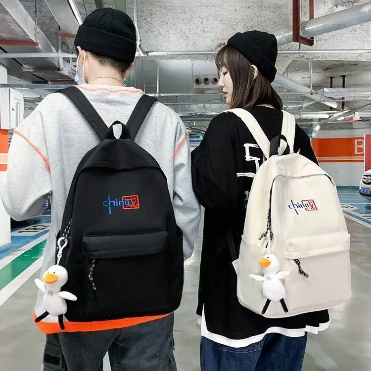 Techson Nylon Backpack Unisex Multicolor-13