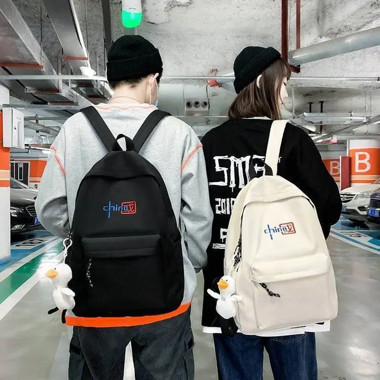Techson Nylon Backpack Unisex Multicolor-9