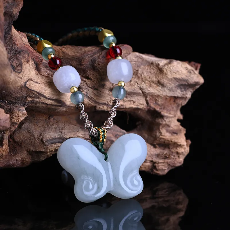 Emerald Dynasty Tianshan Jade Jade Necklaces Unisex-3