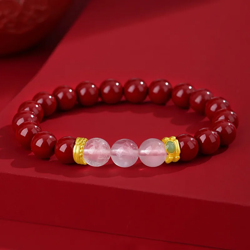 Emerald Dynasty Cinnabar Bracelets Women's-2
