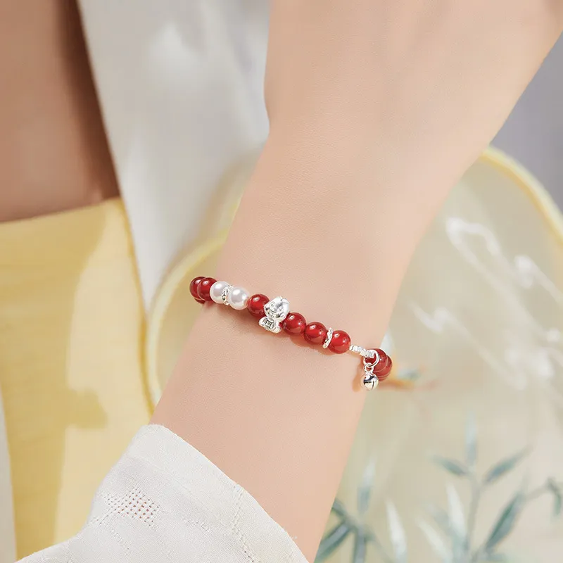 Emerald Dynasty Agate Jade Bracelets Women's-4