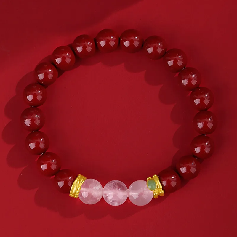 Emerald Dynasty Cinnabar Bracelets Women's-5