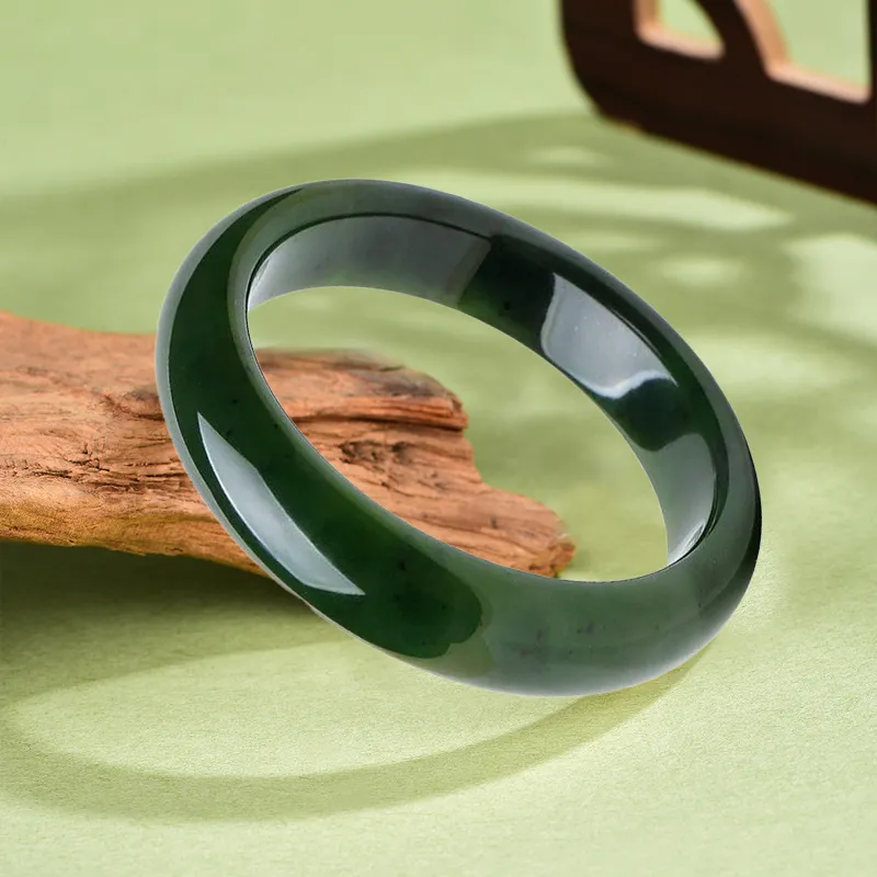 Emerald Dynasty Hetian Jade Bangles Jasper Women's-2