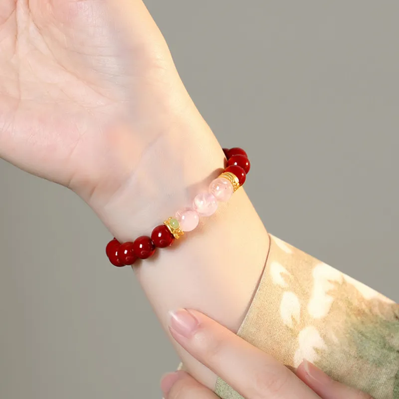 Emerald Dynasty Cinnabar Bracelets Women's-6