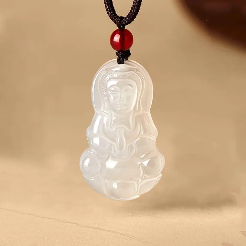 Emerald Dynasty Agate Necklaces Unisex-2