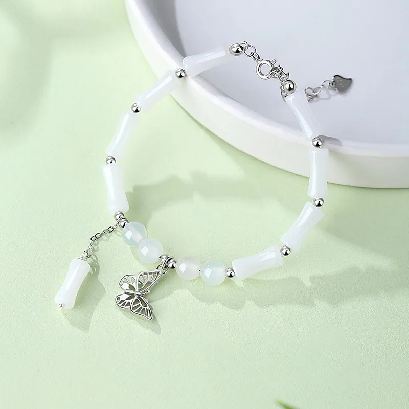 Emerald Dynasty Chalcedony Bracelets Women's-1