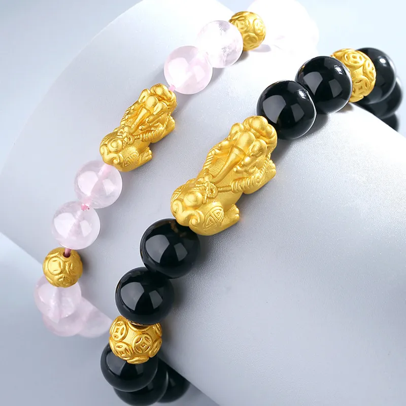 Emerald Dynasty Obsidian Bracelets Unisex-7