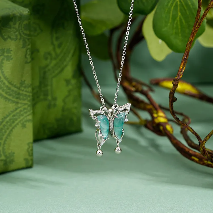 Emerald Dynasty Glutinous Jade Jadeite Necklaces Women's-4