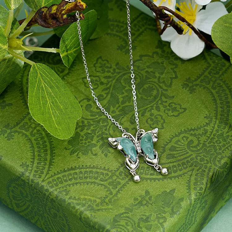 Emerald Dynasty Glutinous Jade Jadeite Necklaces Women's-5