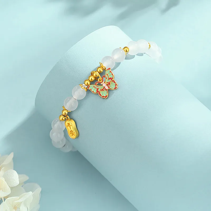 Emerald Dynasty Chalcedony Bracelets Women's-1