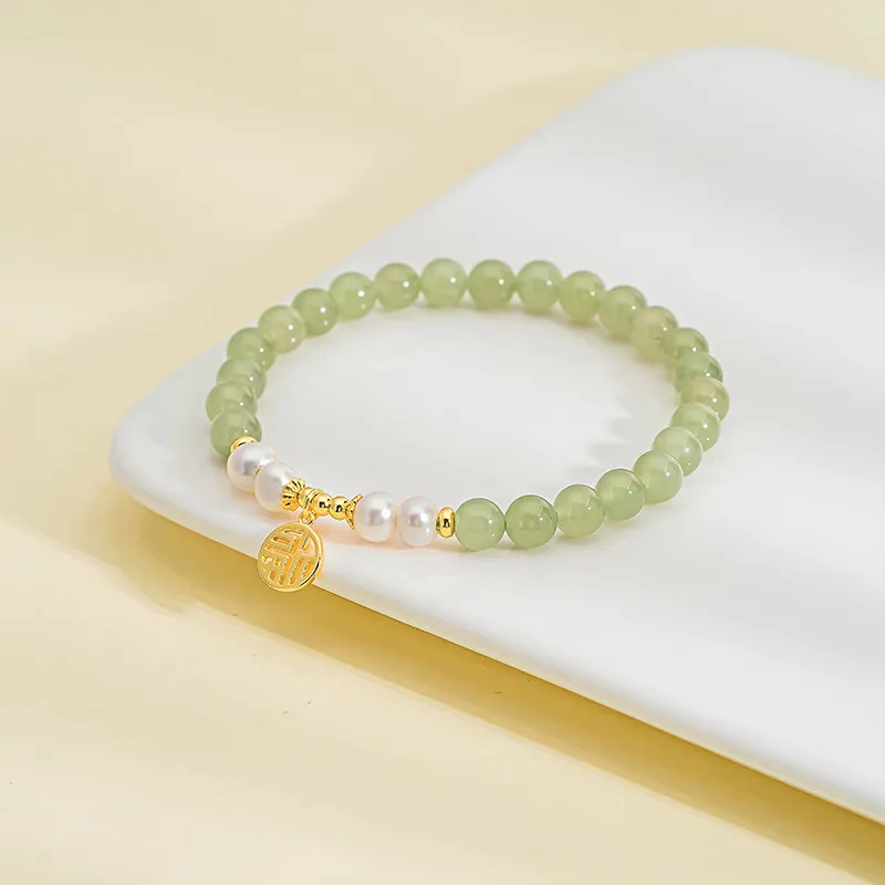 Emerald Dynasty Hetian Jade Bracelets White Jade/Pale Greenish White Jade Women's-1