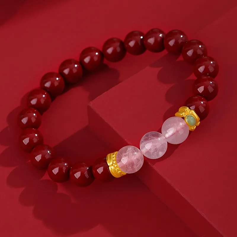 Emerald Dynasty Cinnabar Bracelets Women's-4
