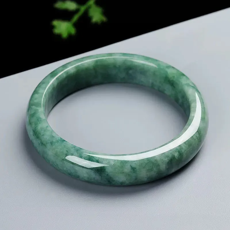 Emerald Dynasty Bean Type Jadeite Bangles Women's-2