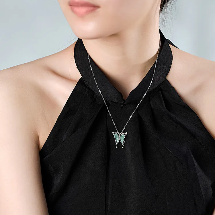 Emerald Dynasty Glutinous Jade Jadeite Necklaces Women's-1