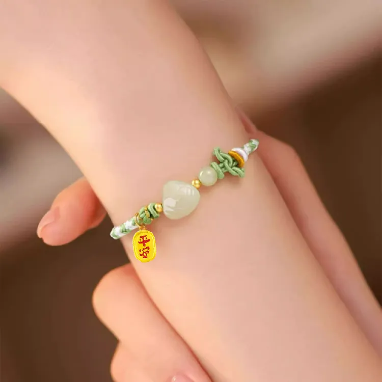 Emerald Dynasty Bracelets Green Jade Unisex-2