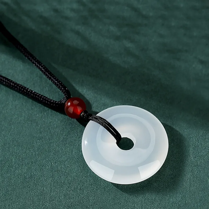 Emerald Dynasty Agate Necklaces Unisex-2
