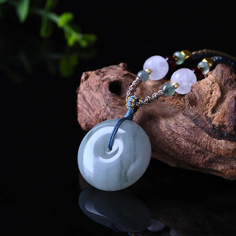 Emerald Dynasty Tianshan Jade Jade Necklaces Unisex-4