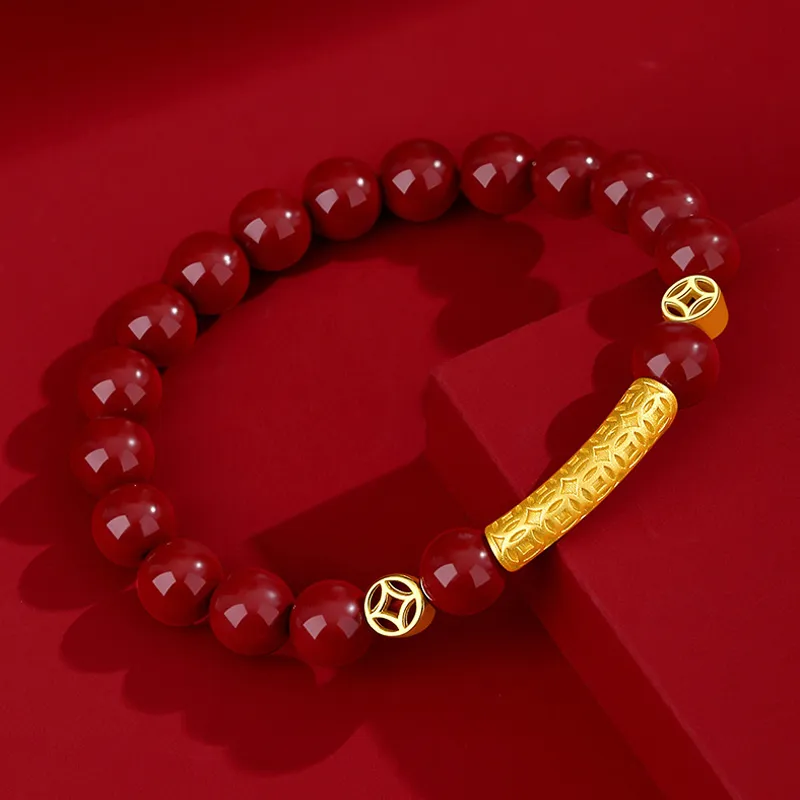 Emerald Dynasty Reconstructed Cinnabar Bracelets Women's-6