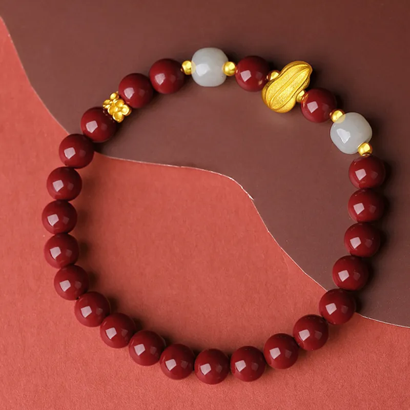 Emerald Dynasty Cinnabar Bracelets Unisex-1