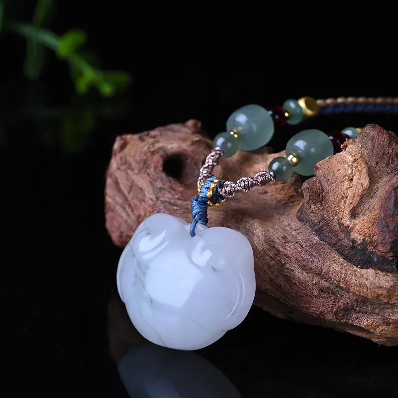 Emerald Dynasty Tianshan Jade Jade Necklaces Unisex-3