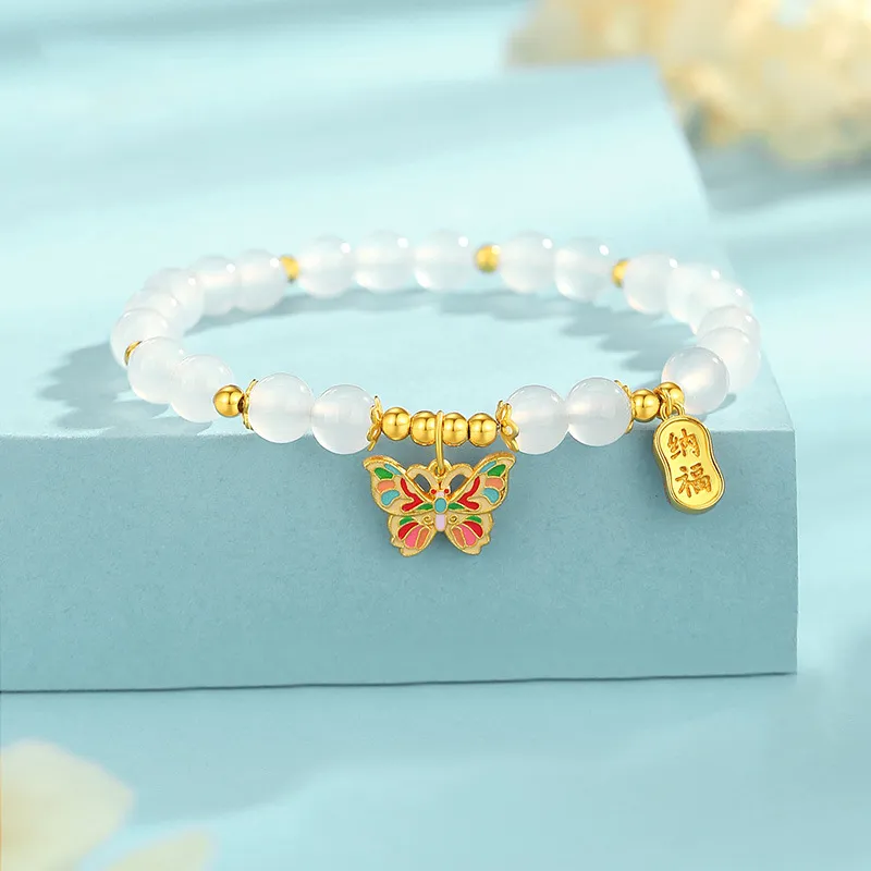 Emerald Dynasty Chalcedony Bracelets Women's-2