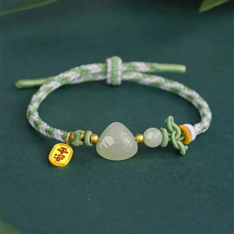 Emerald Dynasty Bracelets Green Jade Unisex-3