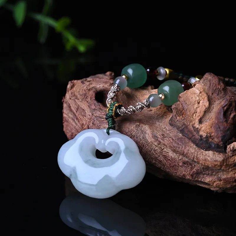 Emerald Dynasty Tianshan Jade Jade Necklaces Unisex-3