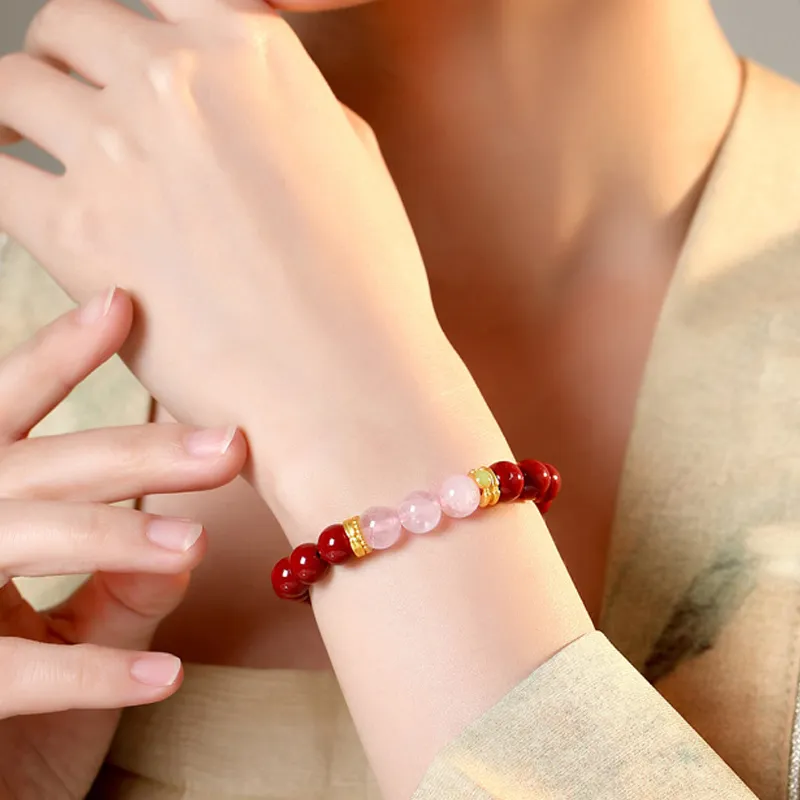 Emerald Dynasty Cinnabar Bracelets Women's-1