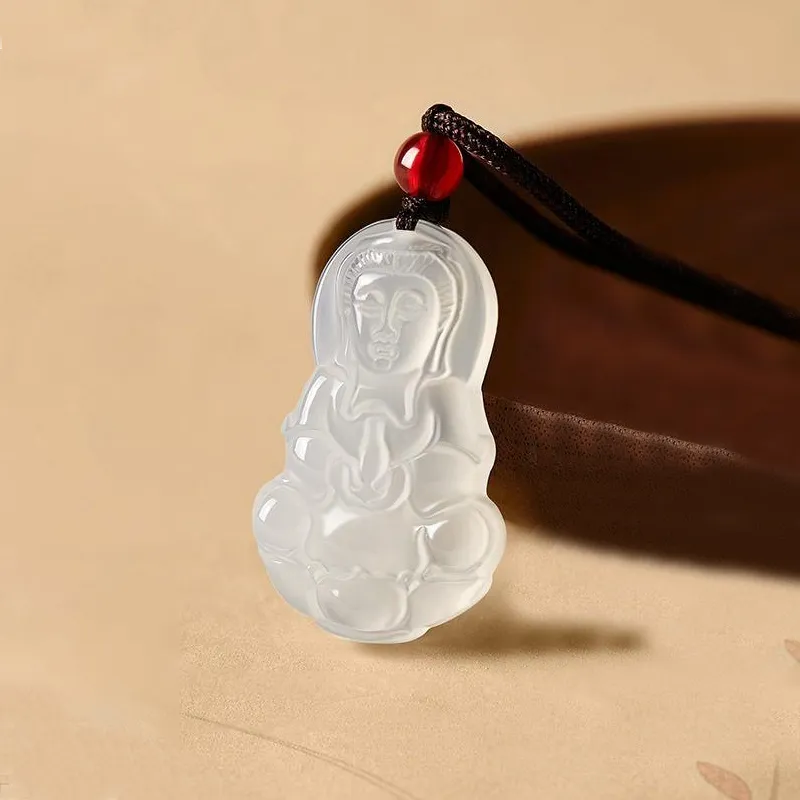 Emerald Dynasty Agate Necklaces Unisex-3
