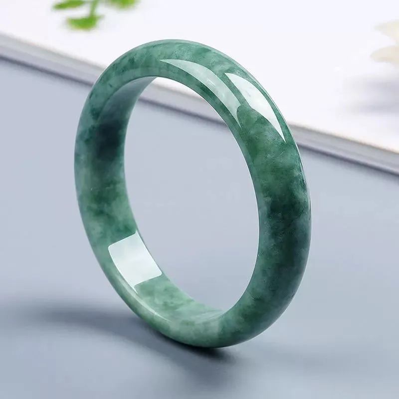 Emerald Dynasty Bean Type Jadeite Bangles Women's-1