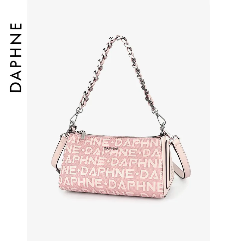 DAPHNE PU Underarm Shoulder Bag Regular Women's Pink-2