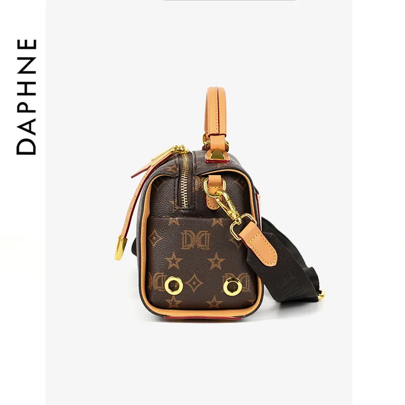 DAPHNE PVC Handbag Regular Women's Coffee-2