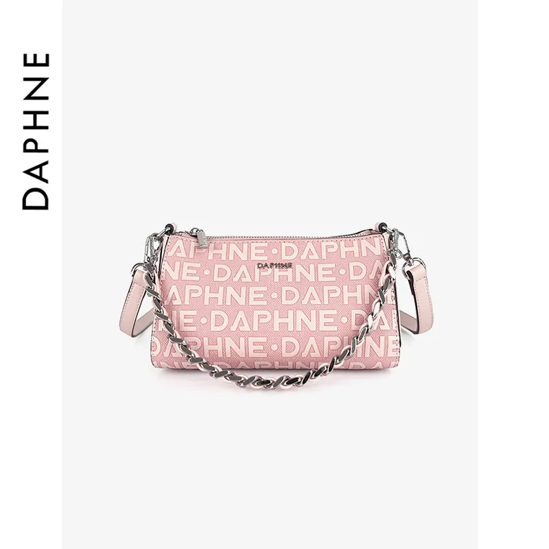 DAPHNE PU Underarm Shoulder Bag Regular Women's Pink-4