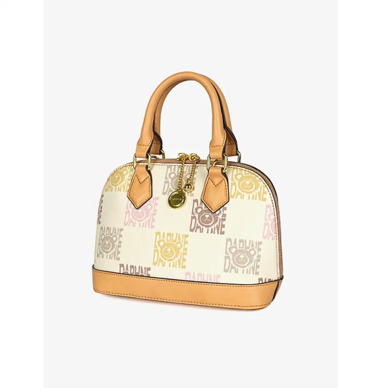 DAPHNE PVC Handbag Women's Apricot-1