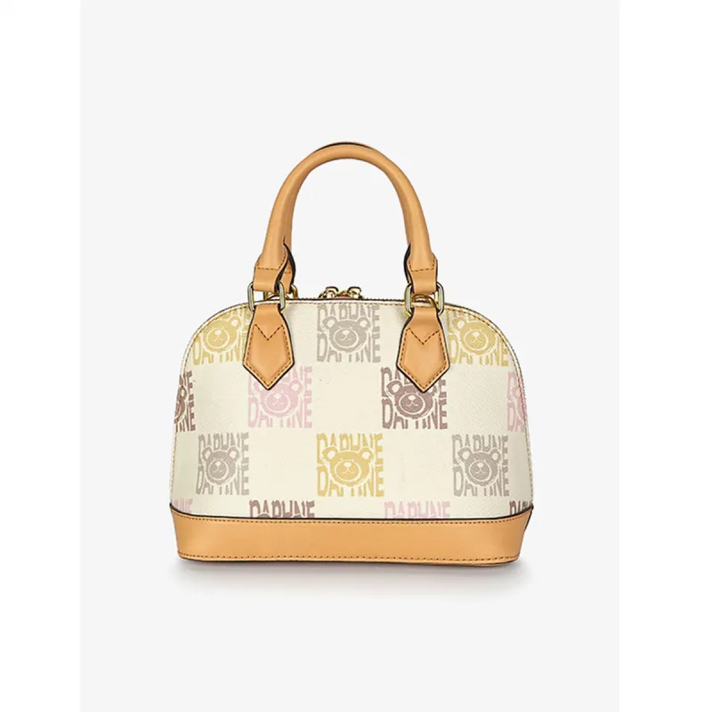 DAPHNE PVC Handbag Women's Apricot-2