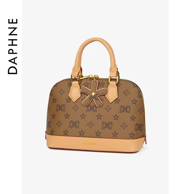 DAPHNE PVC Handbag Regular Women's Apricot-1