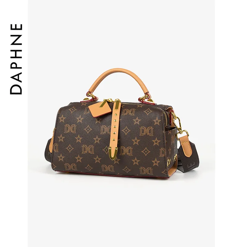 DAPHNE PVC Handbag Regular Women's Coffee-1