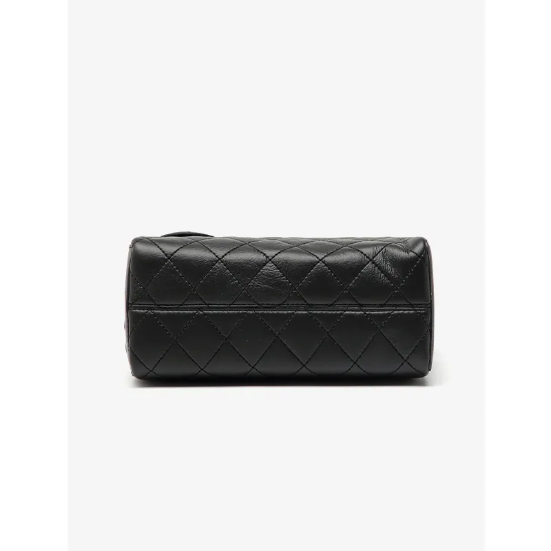 DAPHNE PU Handbag Women's Black/Purple-3