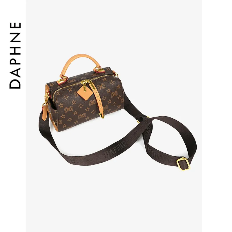 DAPHNE PVC Handbag Regular Women's Coffee-4