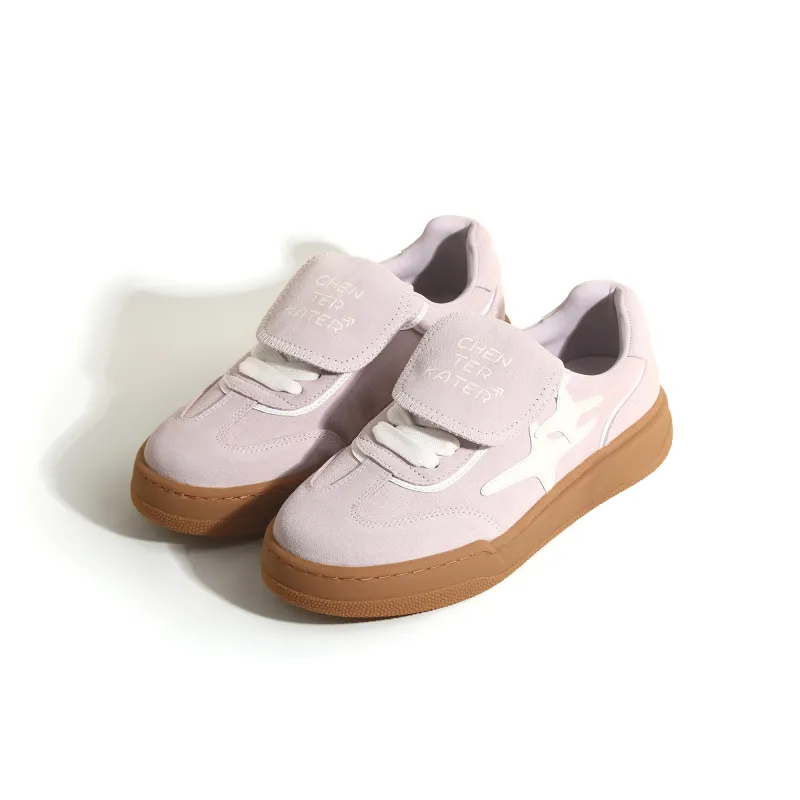 CHENTER KATER Anti-Slip And Wear-Resistant Breathable Low-Top Skateboard Shoes Women's-1