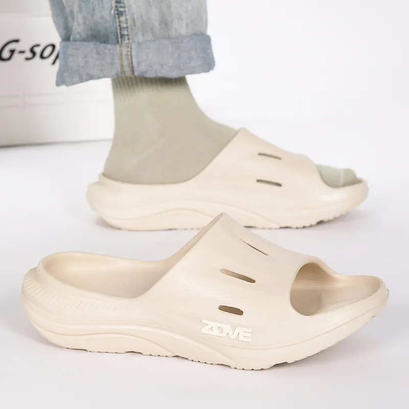 ZOVE EVA Cut-Out Slip-Resistant Odor-Resistant Quick-Dry Slide Slippers Unisex-14