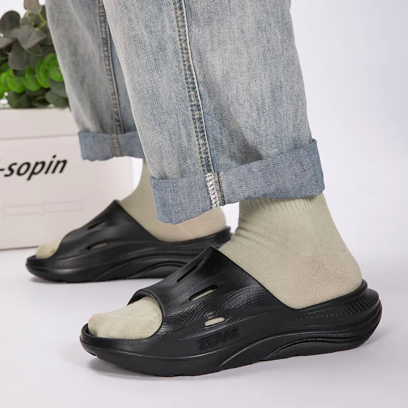 ZOVE EVA Cut-Out Slip-Resistant Odor-Resistant Quick-Dry Slide Slippers Unisex-7
