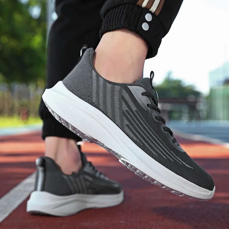 ZOVE Cushioned Slip-Resistant Abrasion-Resistant Low-Top Casual Running Shoes Unisex-17