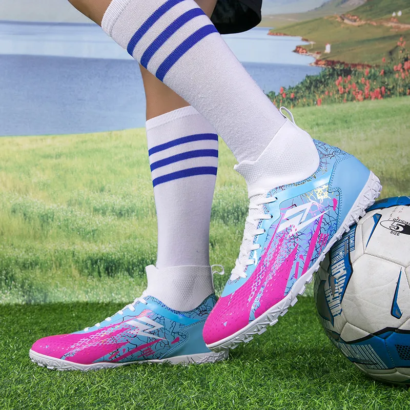 ZOVE Cushioning, Slip Resistant, And Abrasion Resistant Soccer Shoes Unisex-23